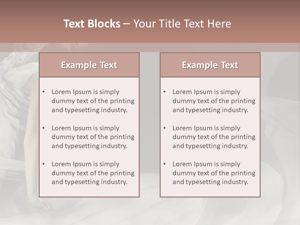 Hair Vogue Sexy PowerPoint Template