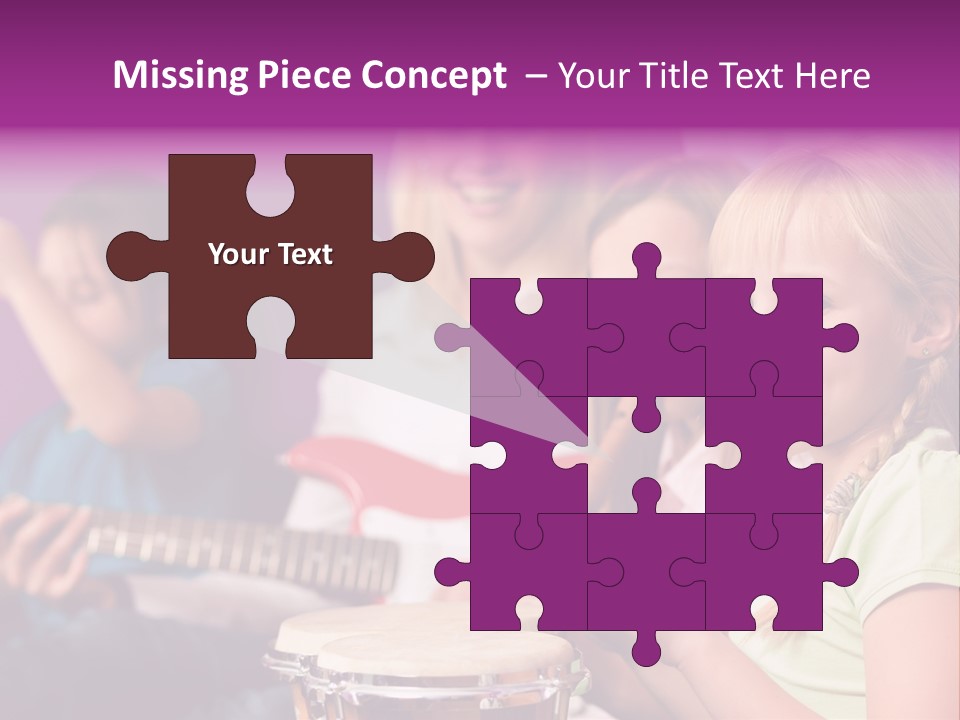 A Group Of Young Children Sitting Next To Each Other PowerPoint Template