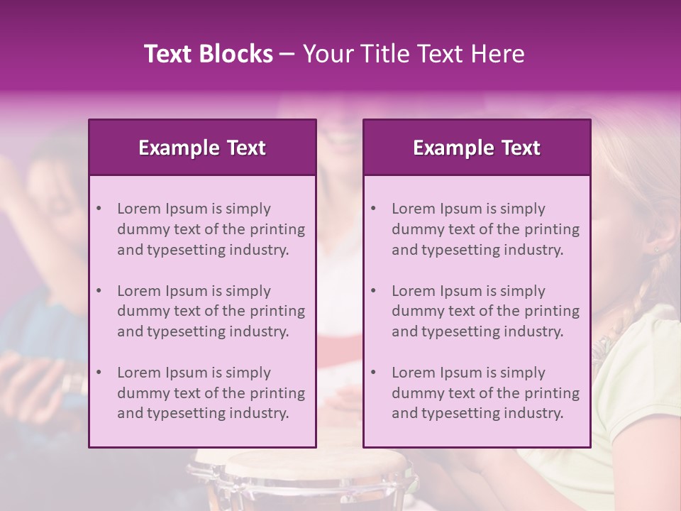 A Group Of Young Children Sitting Next To Each Other PowerPoint Template
