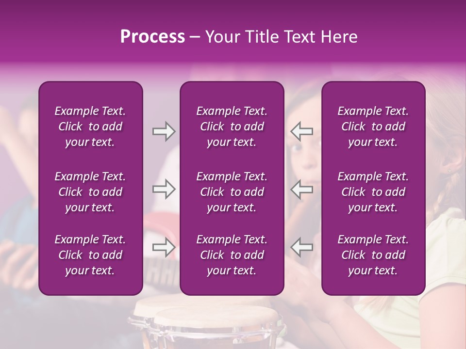 A Group Of Young Children Sitting Next To Each Other PowerPoint Template