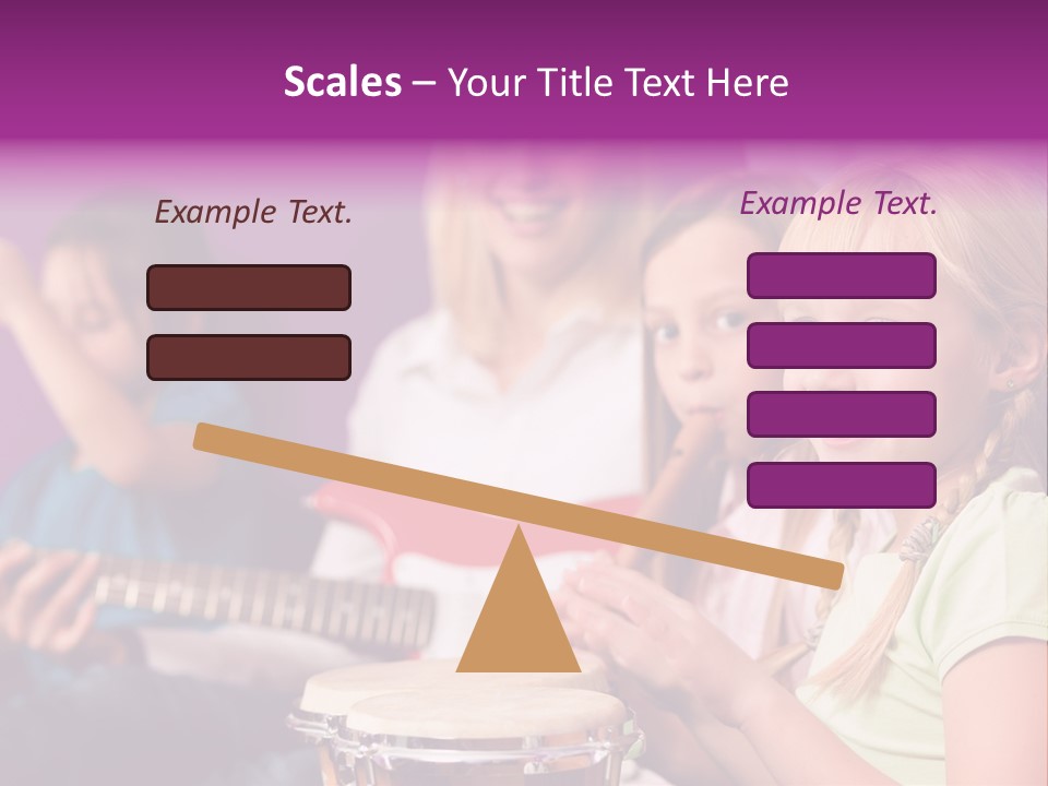 A Group Of Young Children Sitting Next To Each Other PowerPoint Template