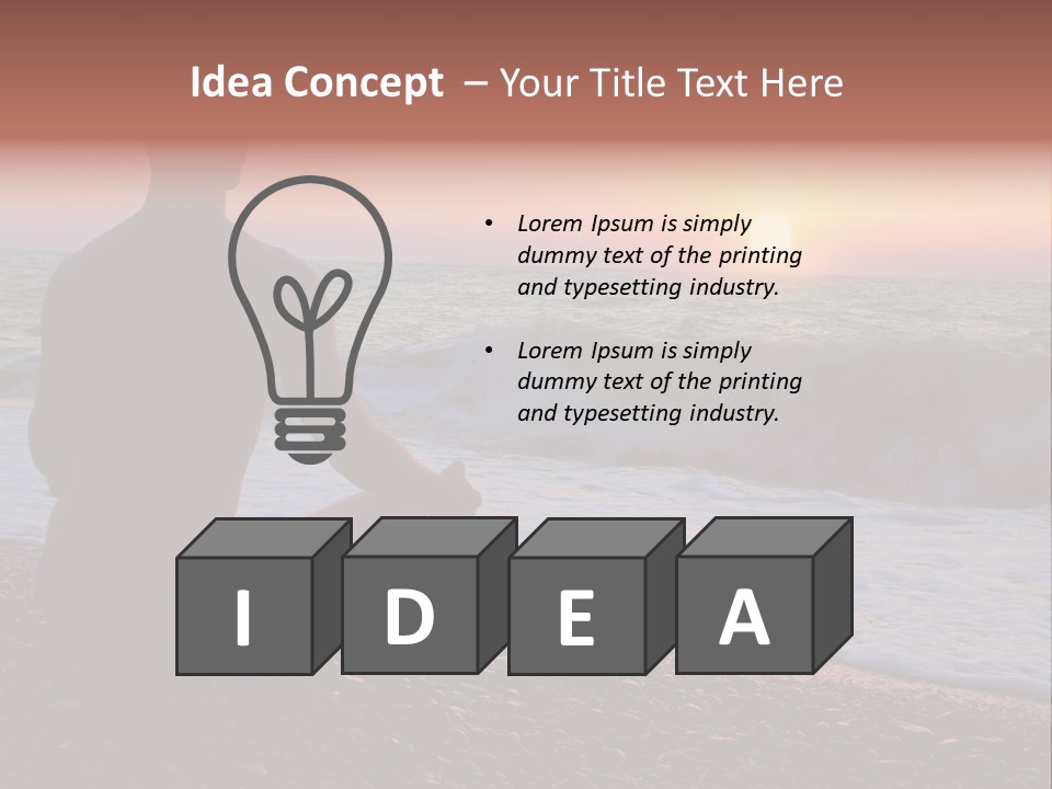 Bathroom Brindle Interior PowerPoint Template