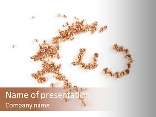 Metallic Table Chemical PowerPoint Template