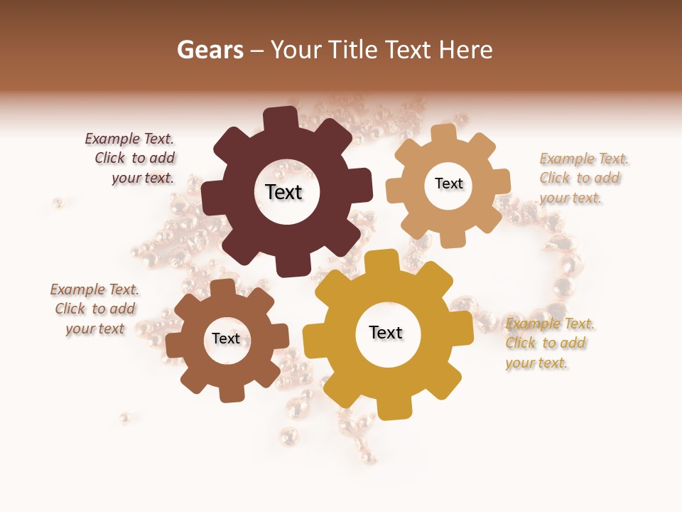 Metallic Table Chemical PowerPoint Template