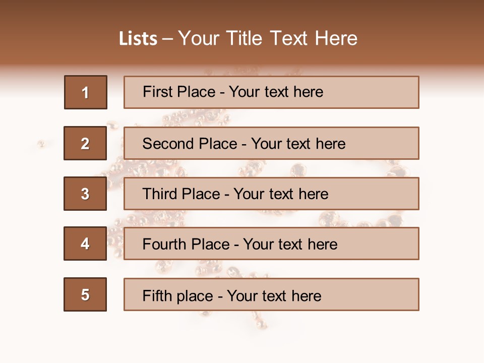 Metallic Table Chemical PowerPoint Template