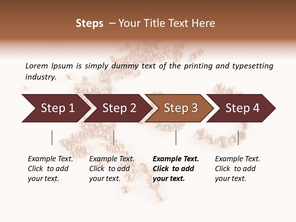 Metallic Table Chemical PowerPoint Template