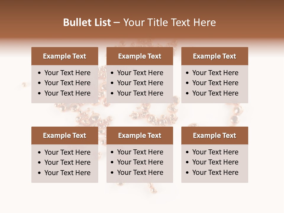 Metallic Table Chemical PowerPoint Template