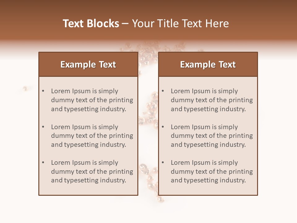 Metallic Table Chemical PowerPoint Template