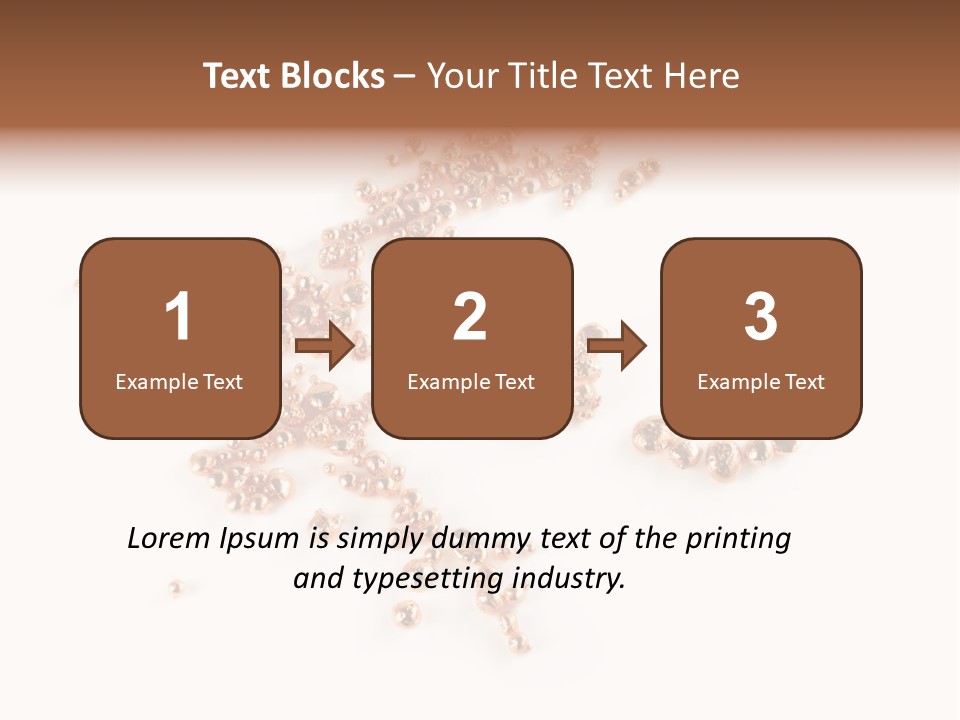 Metallic Table Chemical PowerPoint Template