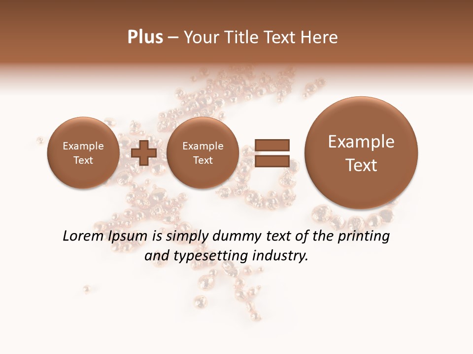 Metallic Table Chemical PowerPoint Template