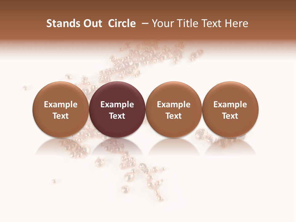 Metallic Table Chemical PowerPoint Template