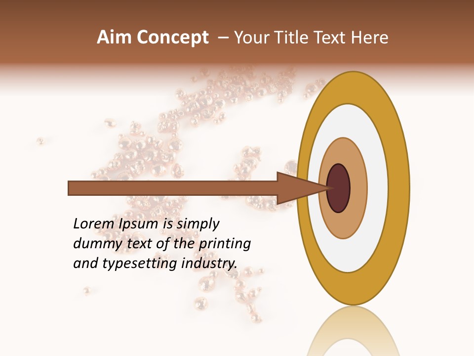 Metallic Table Chemical PowerPoint Template