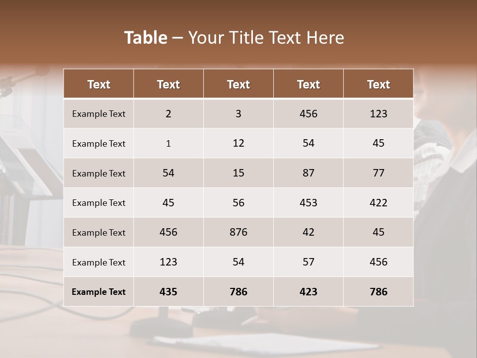Row Smiling Speaking PowerPoint Template