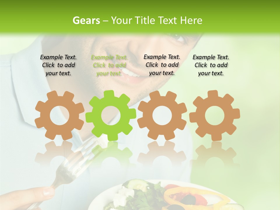 Indoors Family White PowerPoint Template