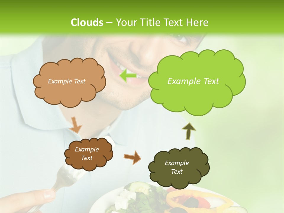 Indoors Family White PowerPoint Template