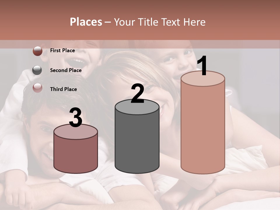 Indoors Family White PowerPoint Template