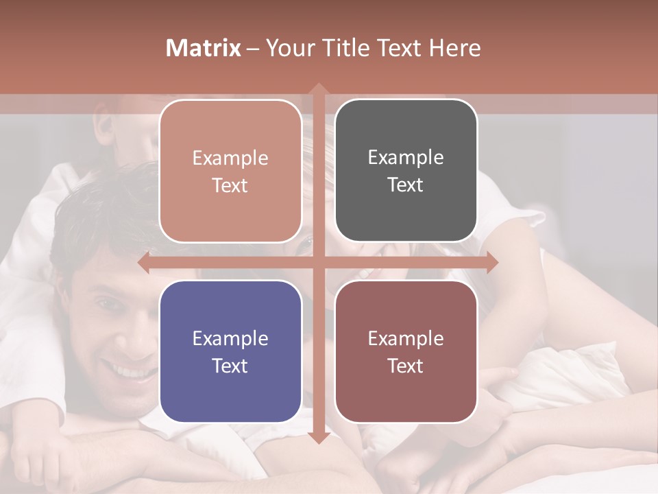 Indoors Family White PowerPoint Template