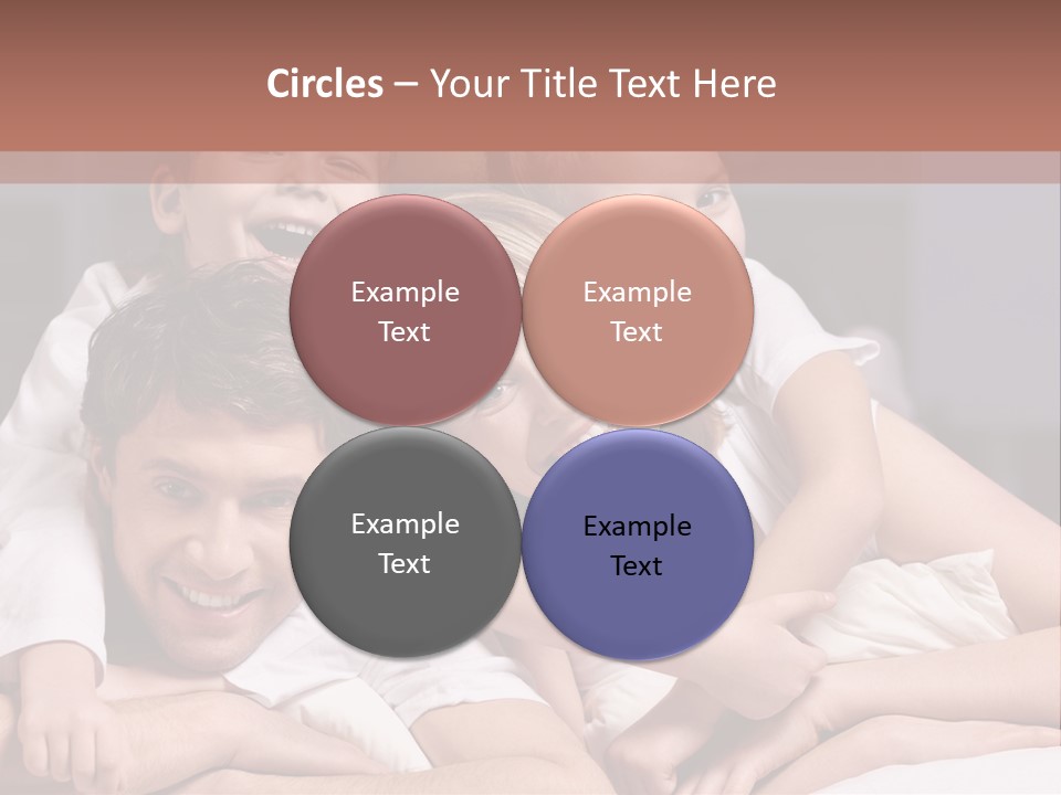 Indoors Family White PowerPoint Template