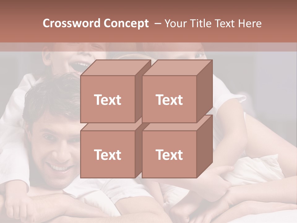 Indoors Family White PowerPoint Template