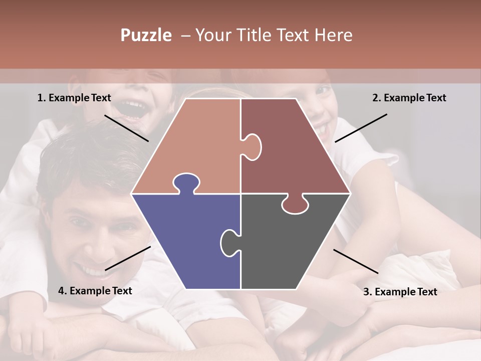 Indoors Family White PowerPoint Template