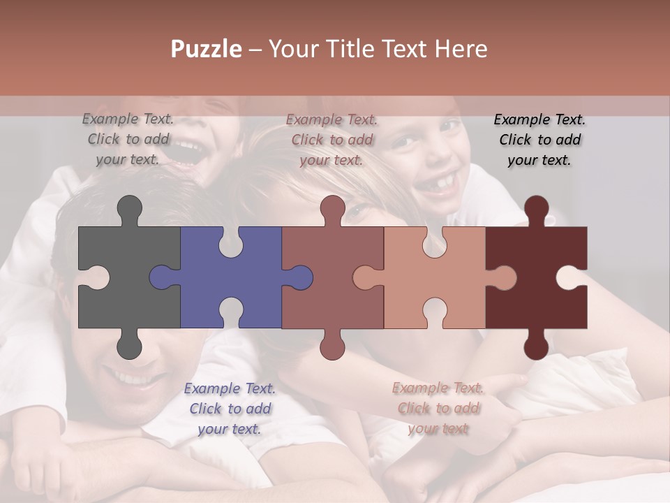 Indoors Family White PowerPoint Template