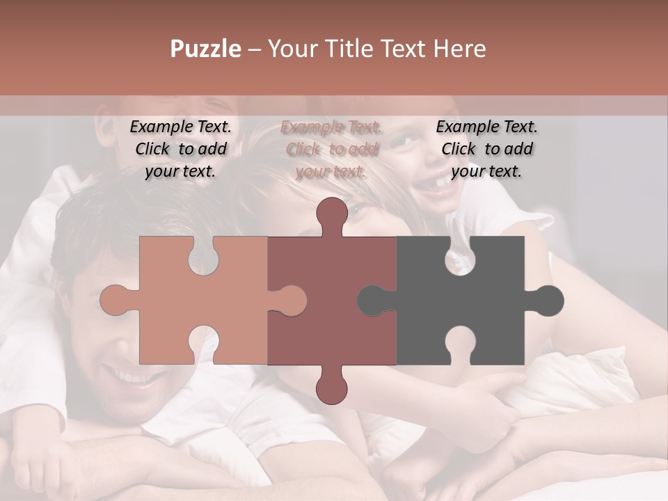 Indoors Family White PowerPoint Template