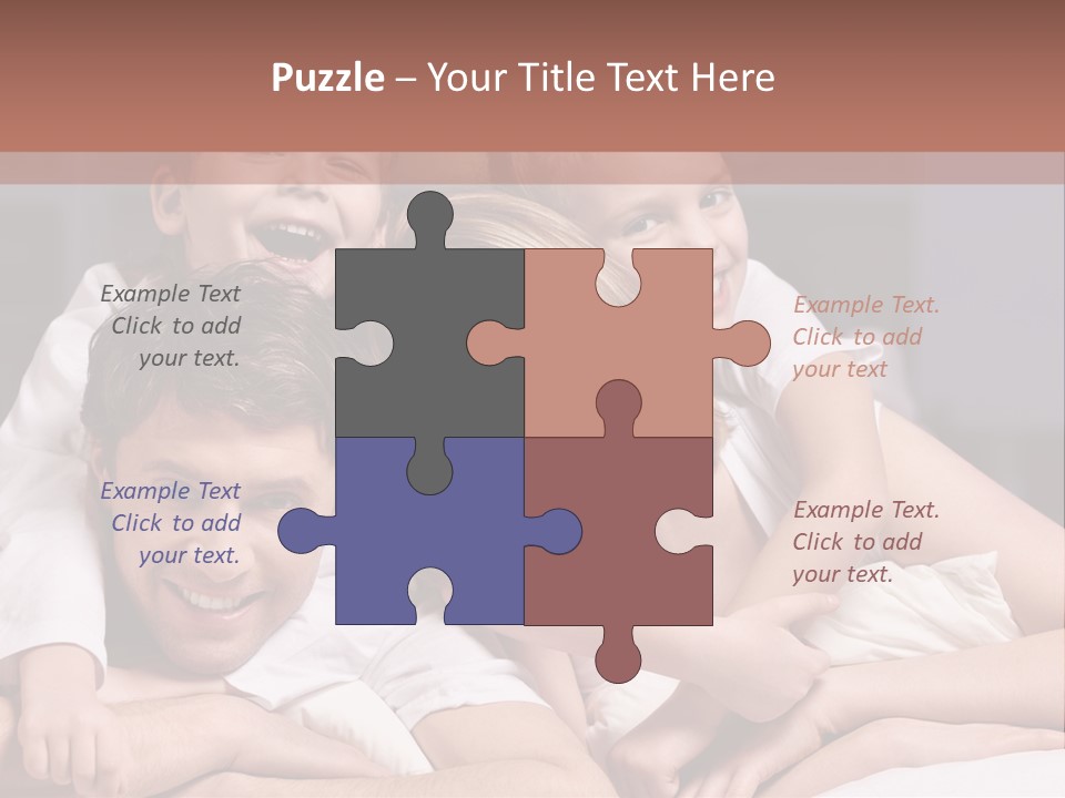 Indoors Family White PowerPoint Template