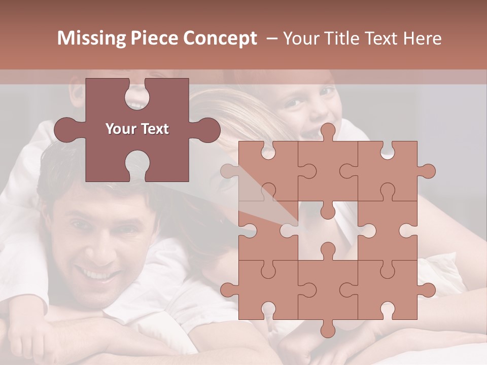 Indoors Family White PowerPoint Template