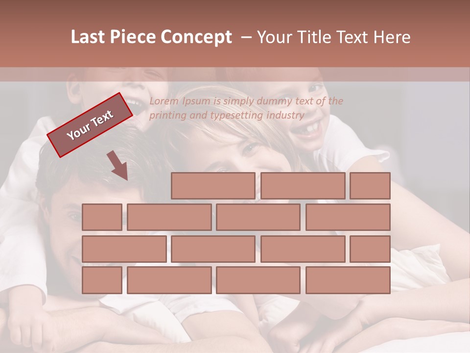 Indoors Family White PowerPoint Template