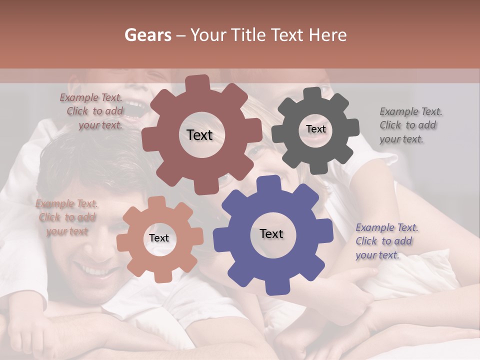 Indoors Family White PowerPoint Template