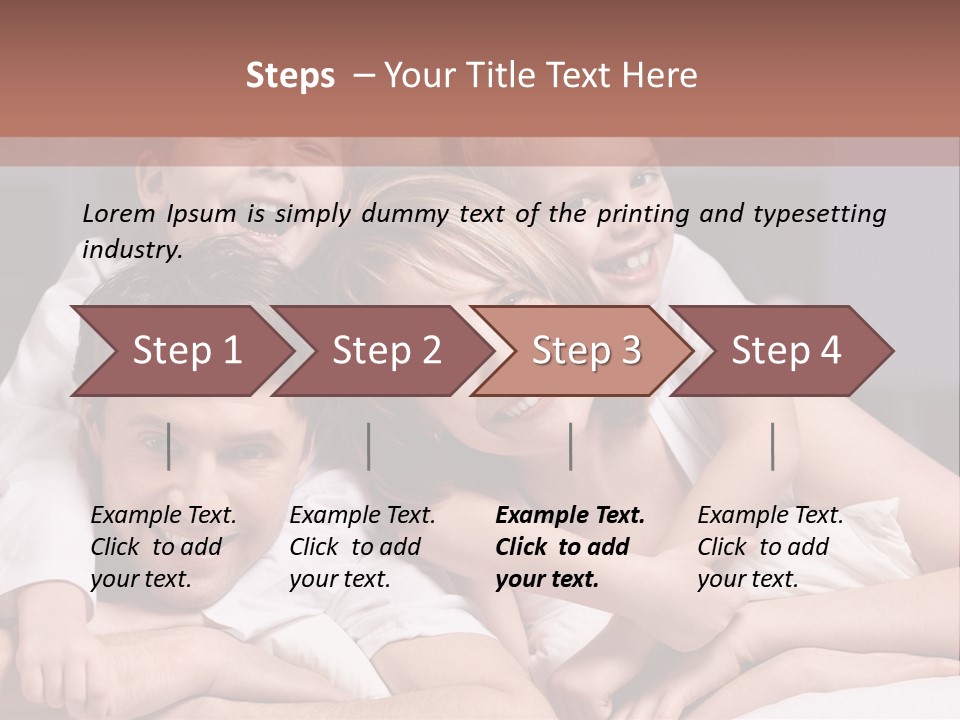 Indoors Family White PowerPoint Template