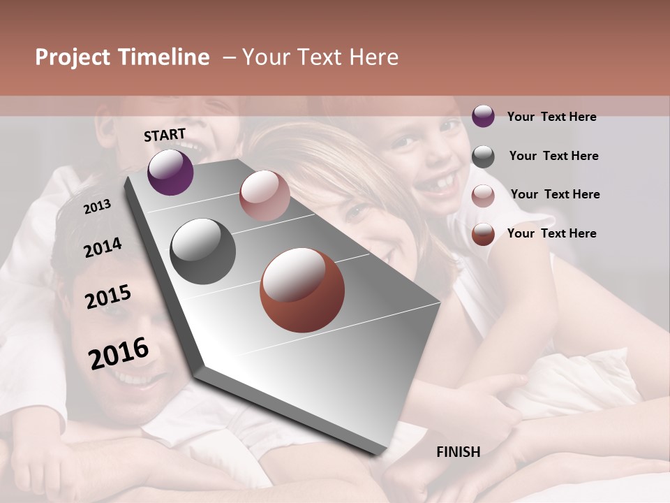 Indoors Family White PowerPoint Template