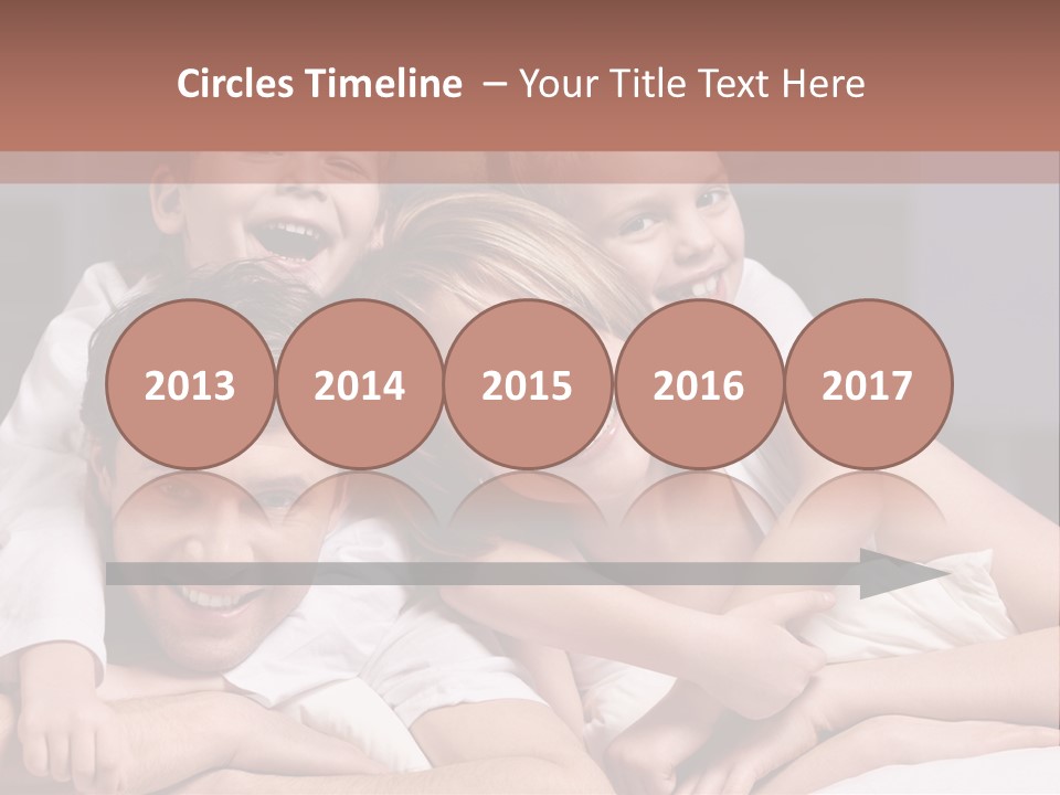 Indoors Family White PowerPoint Template