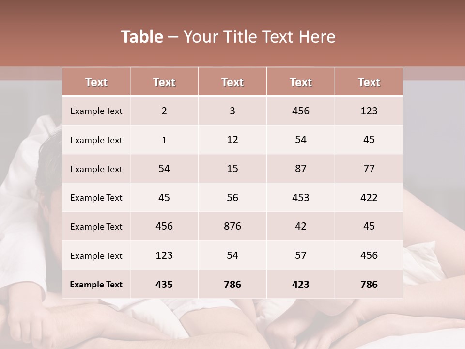 Indoors Family White PowerPoint Template