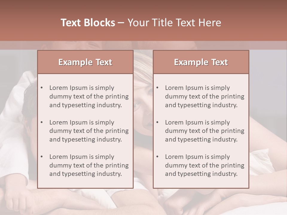 Indoors Family White PowerPoint Template