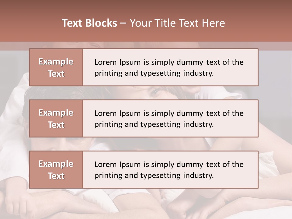Indoors Family White PowerPoint Template