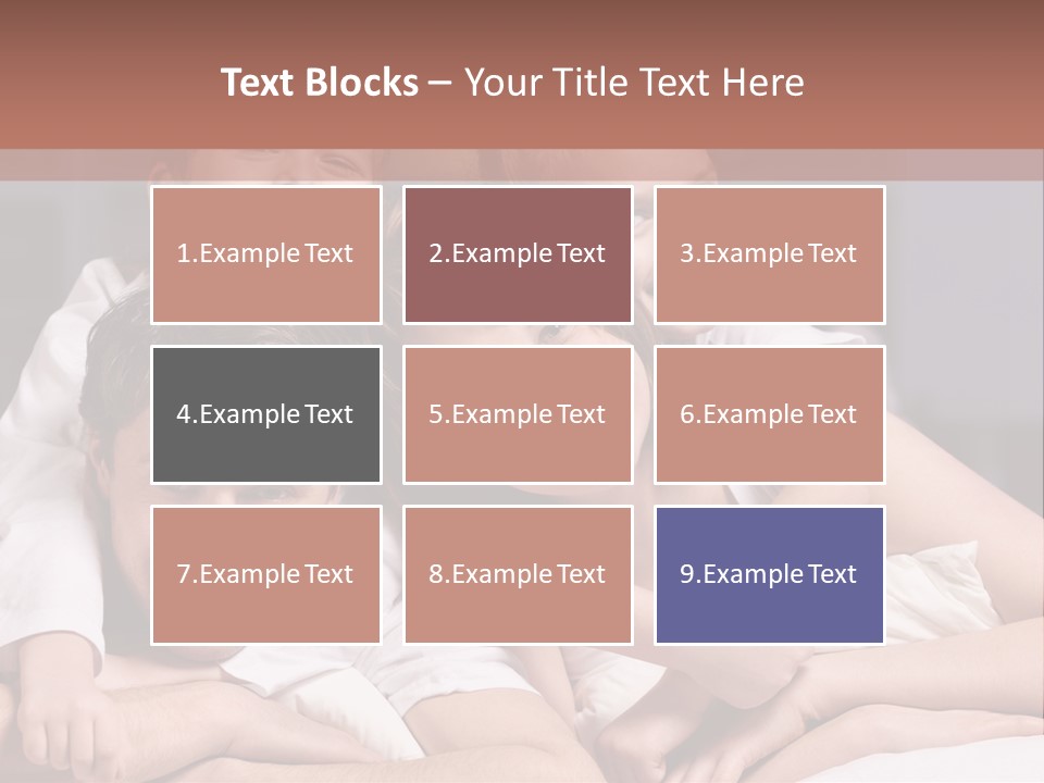 Indoors Family White PowerPoint Template