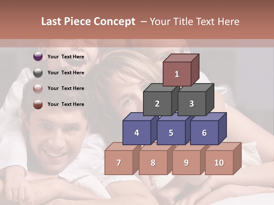 Indoors Family White PowerPoint Template