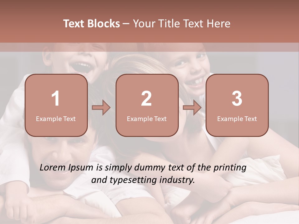 Indoors Family White PowerPoint Template