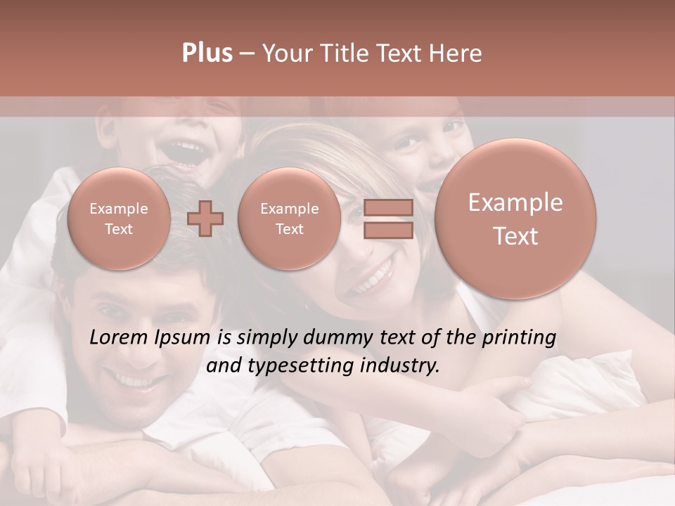 Indoors Family White PowerPoint Template