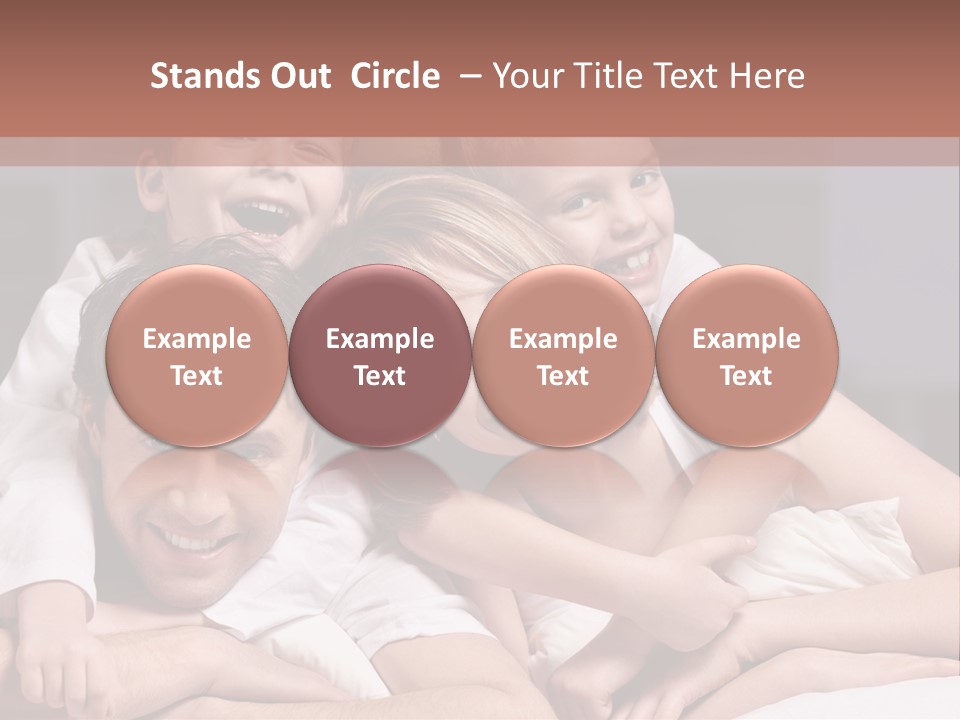 Indoors Family White PowerPoint Template