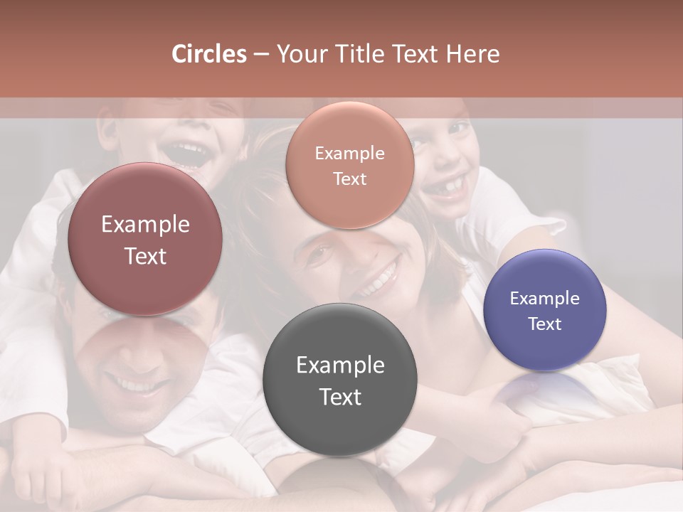 Indoors Family White PowerPoint Template