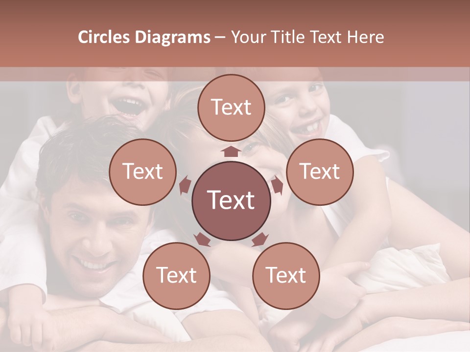 Indoors Family White PowerPoint Template
