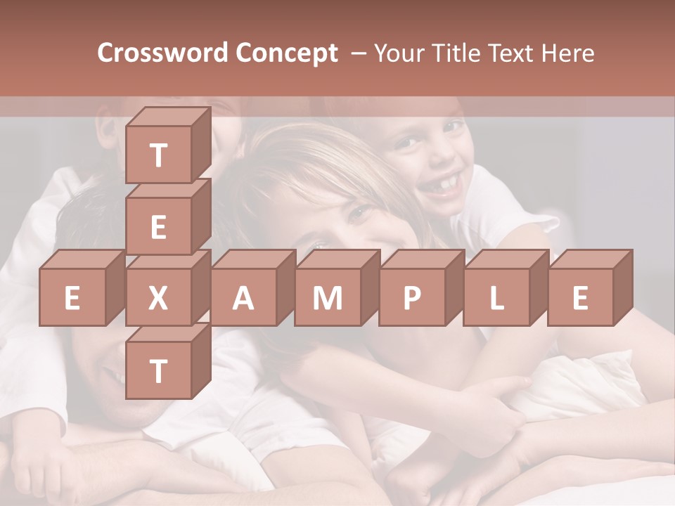 Indoors Family White PowerPoint Template