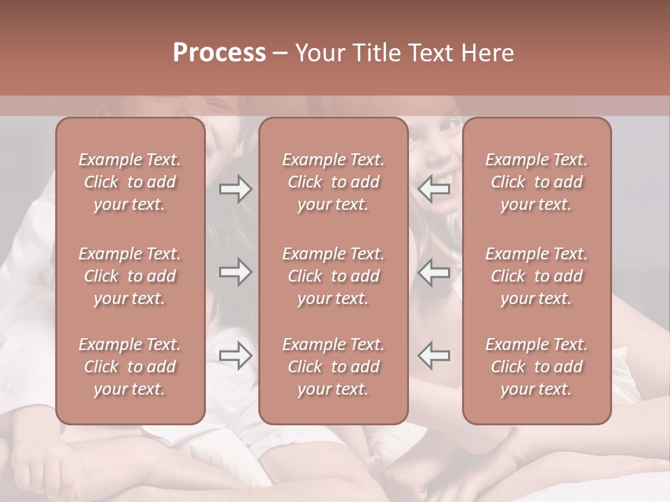 Indoors Family White PowerPoint Template