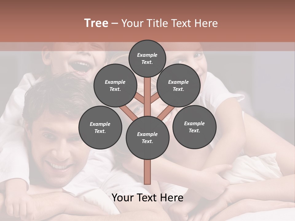 Indoors Family White PowerPoint Template