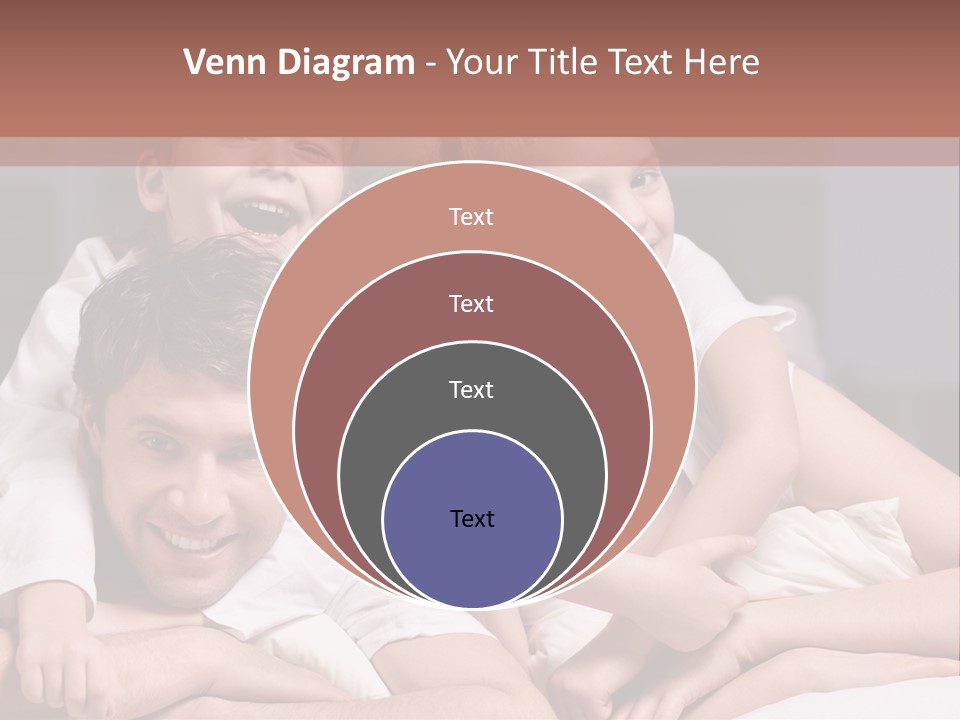 Indoors Family White PowerPoint Template