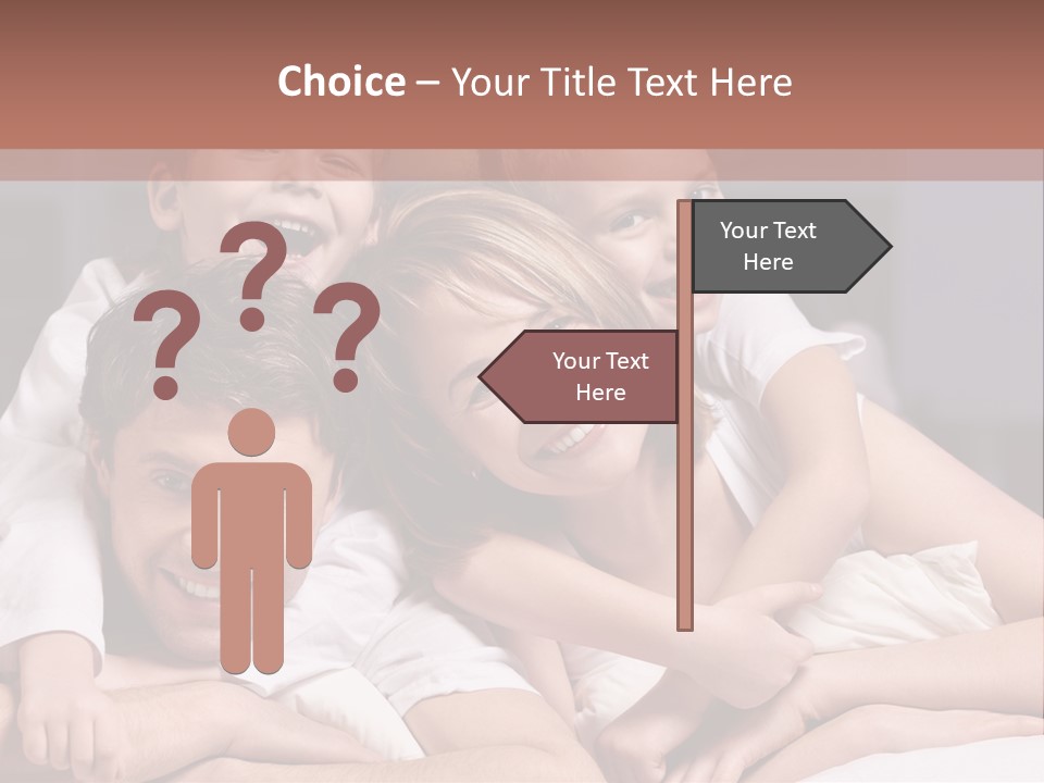 Indoors Family White PowerPoint Template