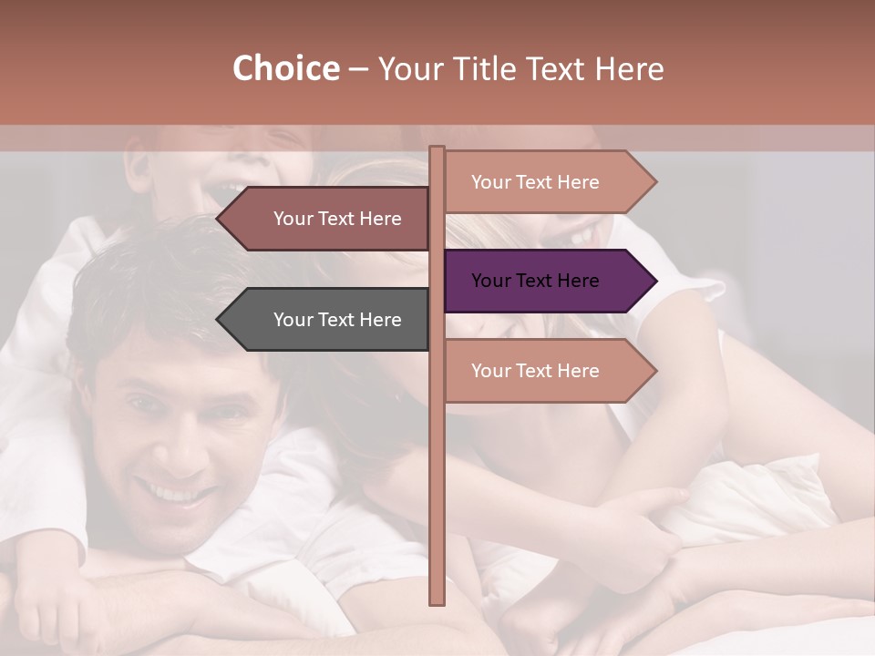 Indoors Family White PowerPoint Template