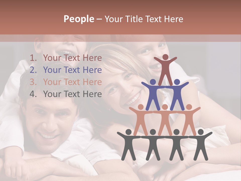 Indoors Family White PowerPoint Template